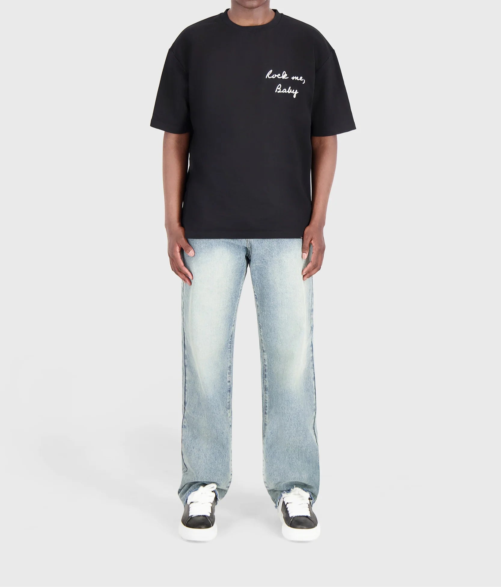 Don't Waste Culture tshirt overfitting   "Rock me baby"