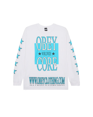 Obey "CORE" vintage tshirt manica lunga