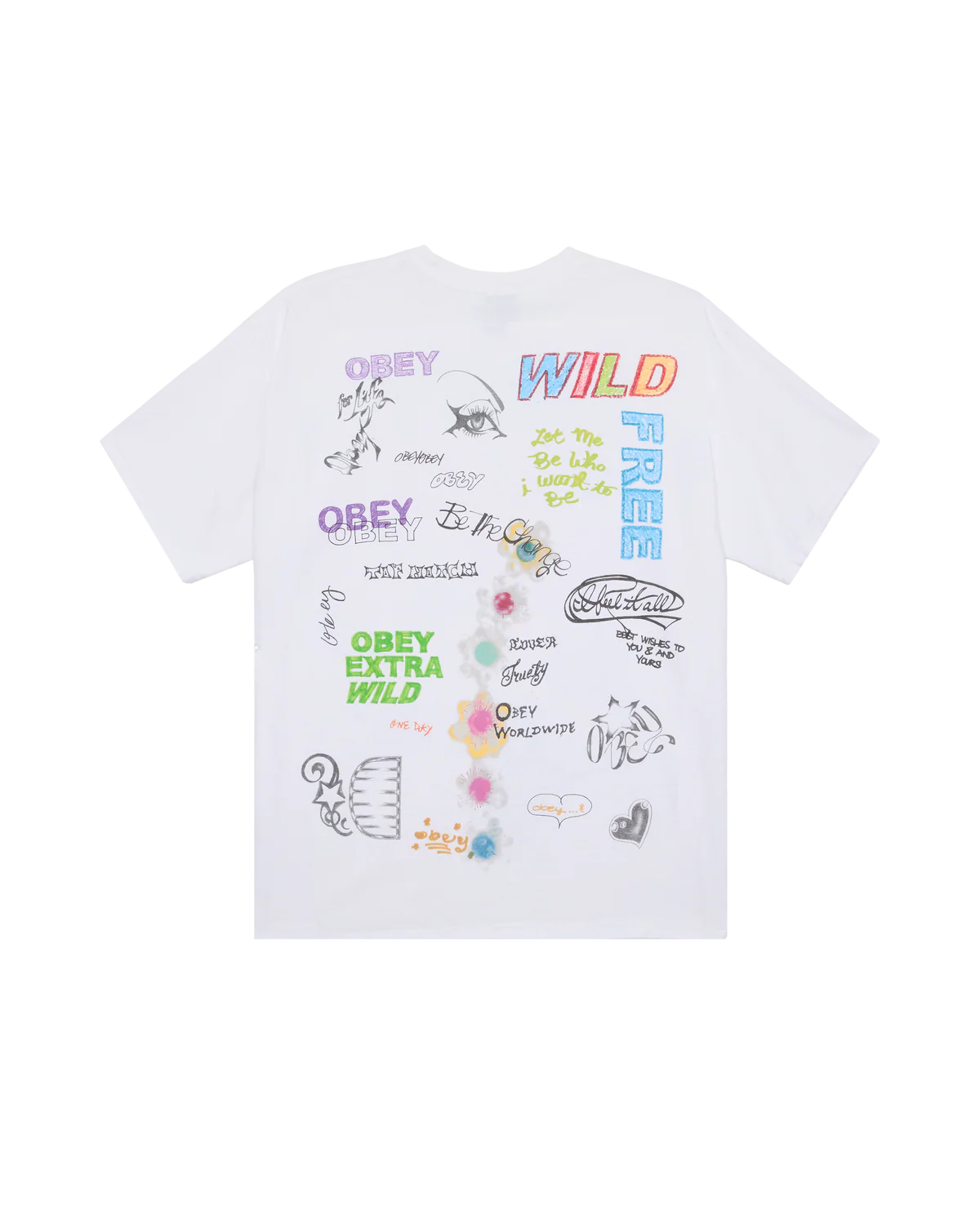 Obey "WILD FREE" vintage tshirt