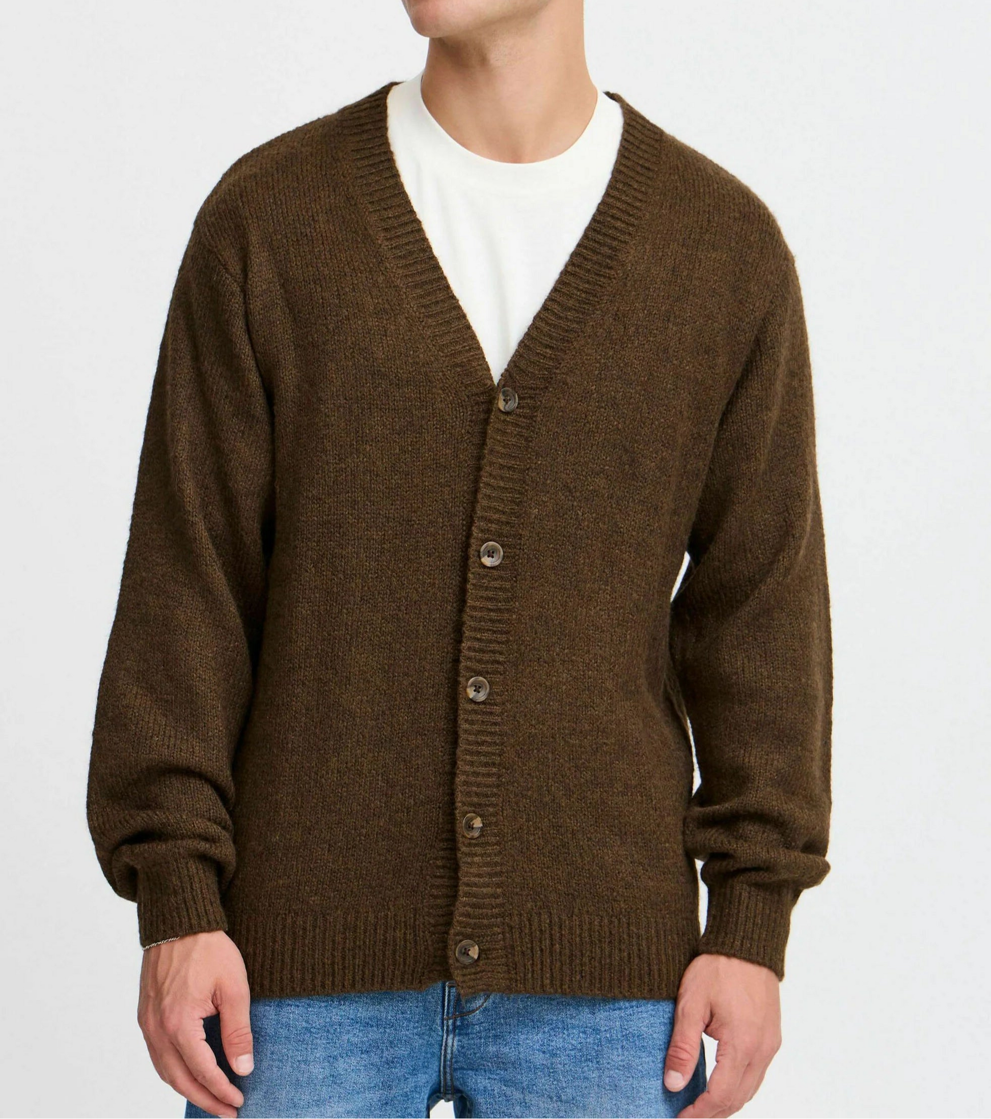 Solid cardigan