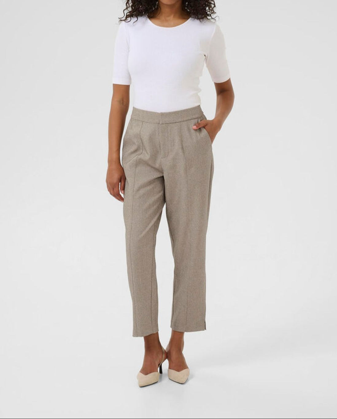Kaffe pantalone slim fit